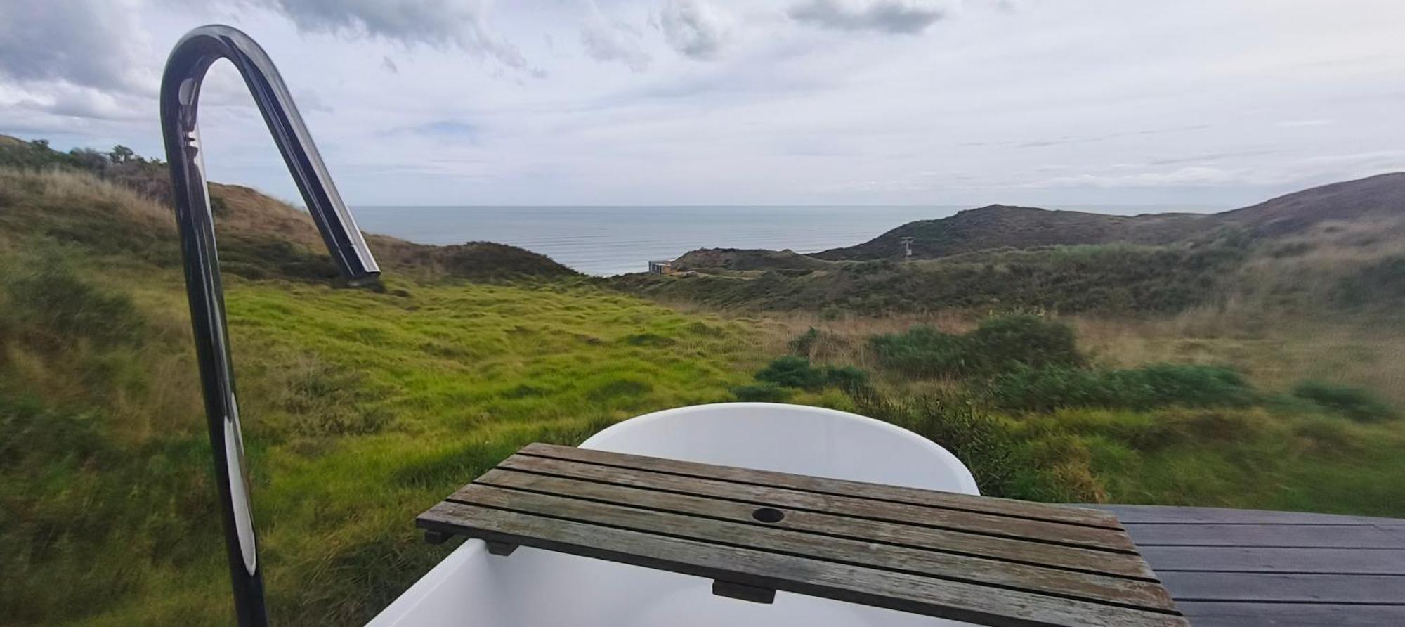 와이우쿠 Seaview Retreat -Amazing Ocean Views And Outdoor Bath 빌라 외부 사진
